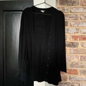 Black Gap Long Sleeved Cardigan